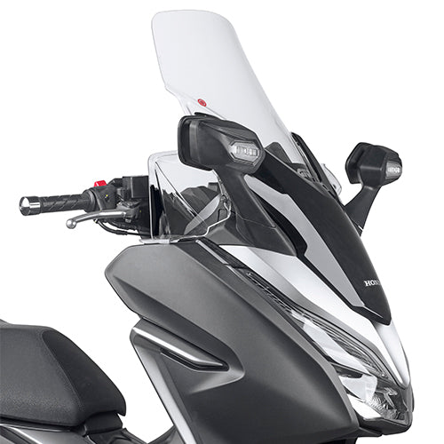 Honda Forza 125 [GIVI] - Seitlicher Verkleidungs-Windabweiser transparent mit Montagekit