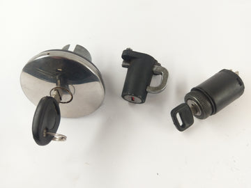 Moto Guzzi Nevada 750 LK [2001] - Kit serrure serrure de contact couvercle de réservoir serrure de casque - 0