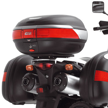 Kawasaki KLV 1000 [GIVI] - Portabauletto per valigie MONOKEY® con piastra MONOKEY®