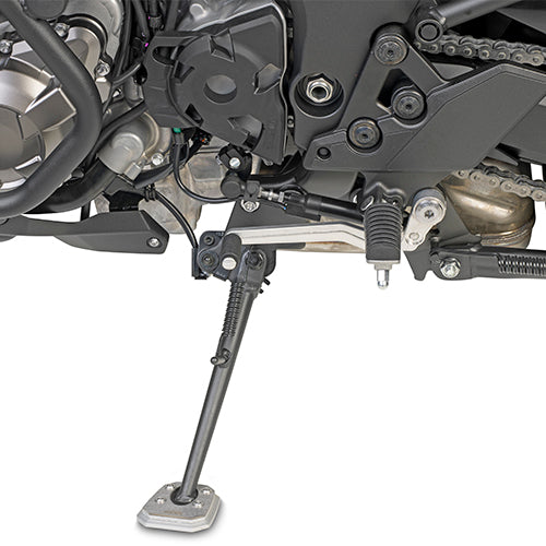 Kawasaki Versys 1000 SE [2019–2024] – Seitenständerfuß-Verbreiterung aus Alu/Edelstahl