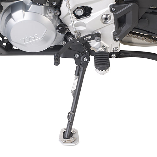 VOGE Valico 900 DSX [GIVI] - Fuß-Verbreiterung aus Aluminium und Edelstahl für den Original Seitenständer