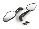 Universalspiegel DIEGO [Lagerware] - ABS schwarz Adapter 2x M8-R E-geprüft-1