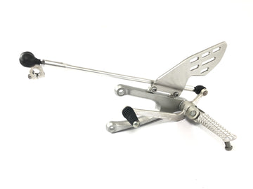 Yamaha YZF R1 RN19 [2008] - Fußrastenanlage Fahrerfußraste mit Schalthebel Schaltgestänge Fußraste