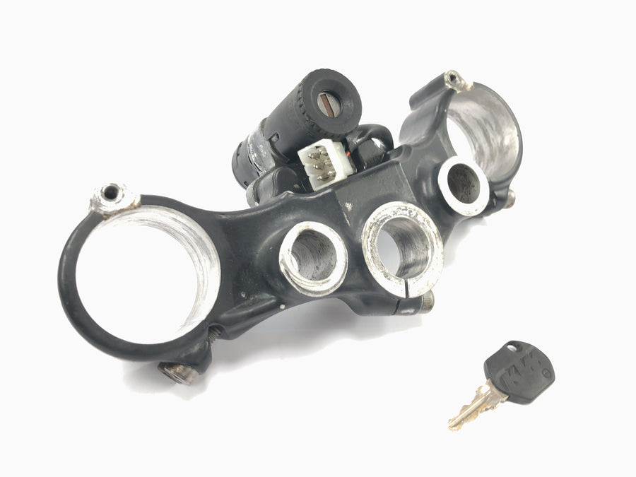 KTM LC4 640 Duke 2 [2000] - upper fork bridge, steering head bridge with ignition lock