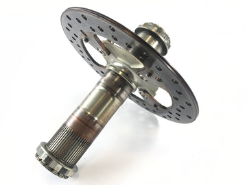 Ducati 1098 S [2007] - Hinterachse Radachse hinten und Bremsscheibe