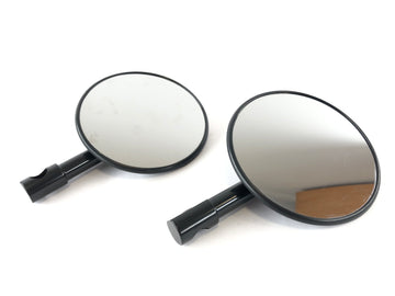 Handlebar end mirror Ø10cm E-tested set pair as new