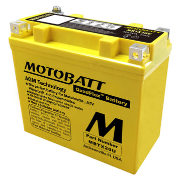 SKI DOO MXZ TRAIL 500 SS [2005-2009] - MBTX20U Giallo 12V22.5Ah 335CCA