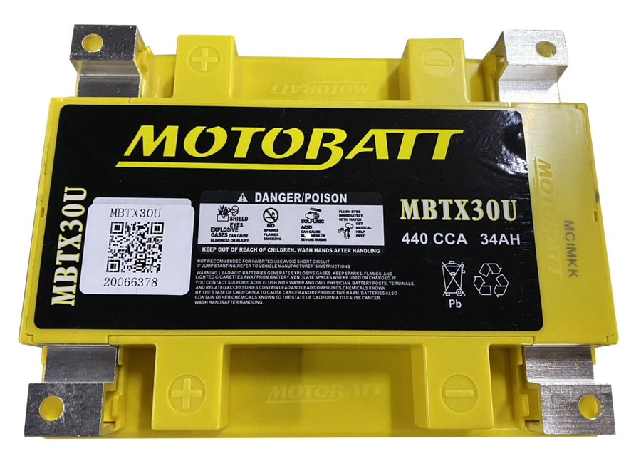 HARLEY-DAVIDSON FLHTCU [2012-2014] - MBTX30U Jaune 12V34Ah ​​​​440CCA
