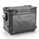 Trekker Outback EVO 48 aluminum side case, black – right, 48 liters / SMART SECURITY LOCK