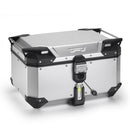Top case Trekker Outback EVO Monokey 58 litres - en aluminium anodisé, Smart Security Lock