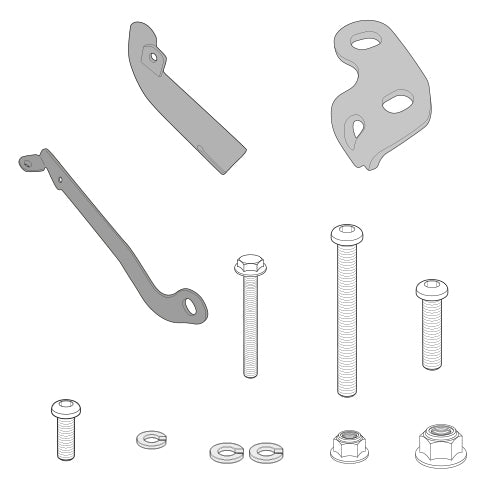 Honda CB 500 X [GIVI] - Kit für die Montage des PL1121