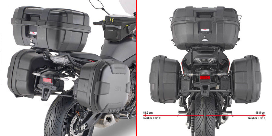 Yamaha Tracer 7 / Tracer 7 GT [GIVI] - Seitenkoffer-Träger für MONOKEY® oder RETRO FIT Koffer bei vorhandenem mit dem