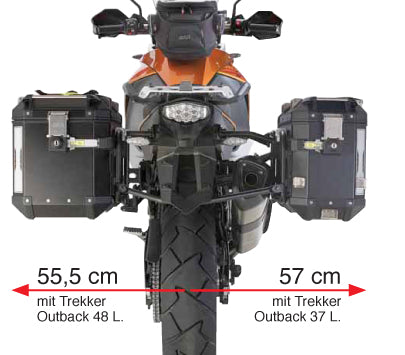 KTM 1190 Adventure [2013-2016] – Portavaligie laterale in tubolare d'acciaio Cam-Side