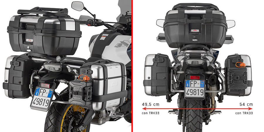 CF Moto MT ADV 700 [GIVI] - Seitenkoffer-Träger für MONOKEY® Koffer Wird direkt am Seitengepäckträger montiert
