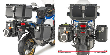 Honda CRF 1100 L Africa Twin Adventure Sports [GIVI] - Stahlrohr-Seitenkofferträger PL ONE-FIT für die Trekker Outback