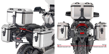 Honda X-ADV 750 [GIVI] - Seitenkofferträger PL ONE-FIT für die Konfiguration von MONOKEY® Seitenkoffern oder Taschen