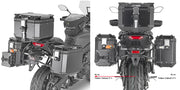 Yamaha Tracer 9 / Tracer 9 GT / Tracer 9 GT+ [GIVI] - portavaligie laterale tubolare in acciaio PL ONE-FIT per il Trekker Outback