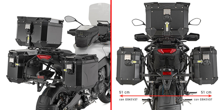 Yamaha Tracer 9 GT [2025–2026] – Stahlrohr-Seitenkofferträger PL ONE-FIT Cam-Side