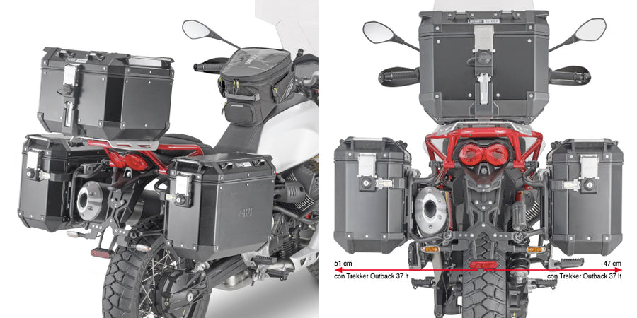 Moto Guzzi V85 TT [GIVI] - PL ONE-FIT-Seitenkofferhalter
