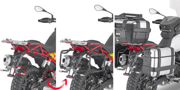 Moto Guzzi V85 TT [GIVI] - portavaligie laterale PL ONE-FIT