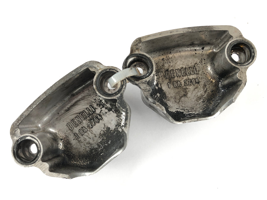Moto Guzzi GTS 400 [Benelli] - Cache moteur, cache arbre à cames gauche et droit