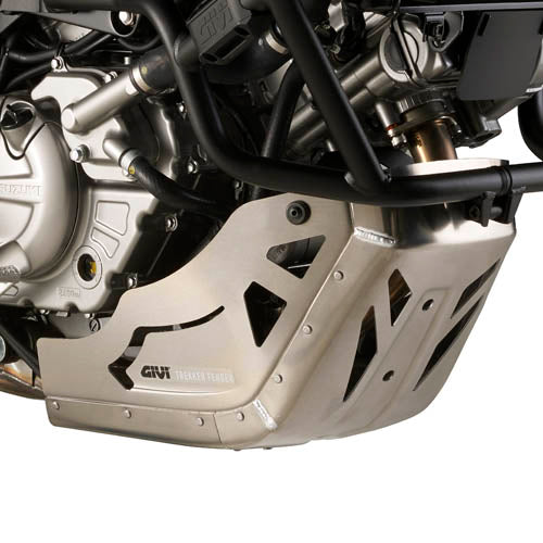 Suzuki DL 650 V-Strom [GIVI] - Protezione motore in alluminio satinato e anodizzato compatibile con TN3101