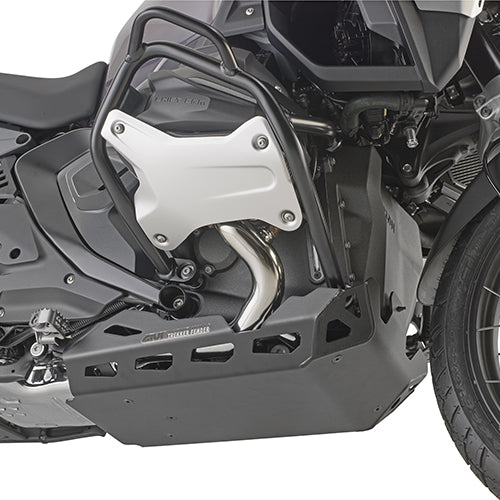 BMW R 1300 GS Adventure [GIVI] - Motorschutz aus Aluminium schwarz lackiert Dicke 4mm