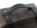 Motorradtasche [Hepco & Becker] - Ledertaschensatz Rugged Cutout 19 L inkl. Schnellverschluss - braun – Cutout