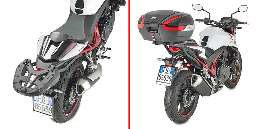 Honda CB 750 Hornet E-Clutch [2026] - portabauletto per Monokey/Monolock, con piastra M5
