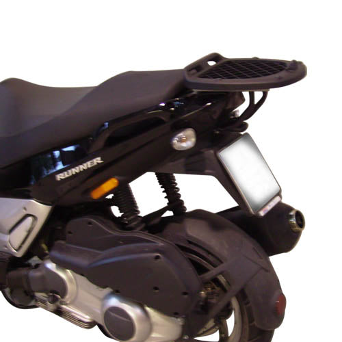 Gilera Runner 200 [2006–2015] – Topcaseträger für Monolock, Verkleidung anbohren