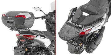 Yamaha X-Max 300 Tech Max [GIVI] - Topcase Träger für MONOLOCK® Koffer benutzen Sie die im Koffer mitgelieferte