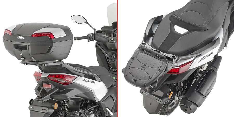 Yamaha X-Max 300 Tech Max [GIVI] - Portabauletto per valigie MONOLOCK® utilizzare quello fornito nella valigetta
