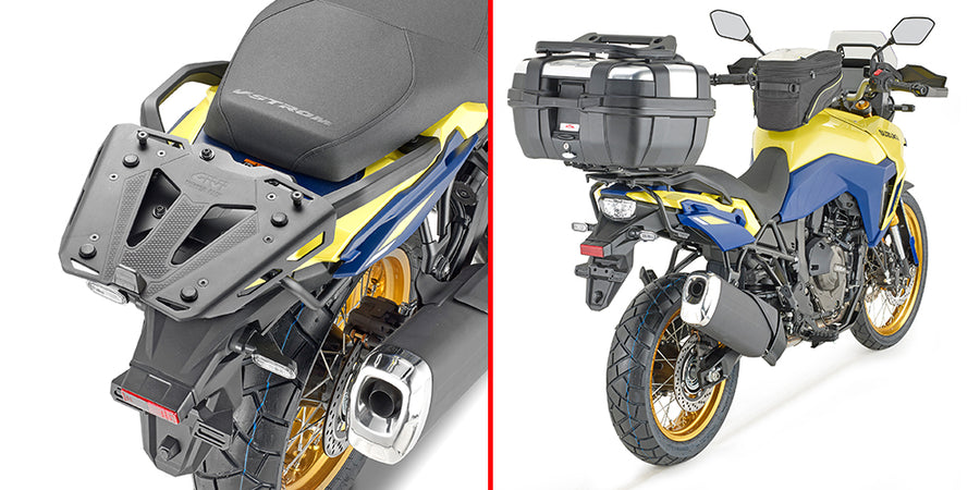 Suzuki V-Strom 800 SE [GIVI] - Topcase Träger für MONOKEY® oder MONOLOCK® Koffer zu montieren mit der MONOKEY® Platte M5