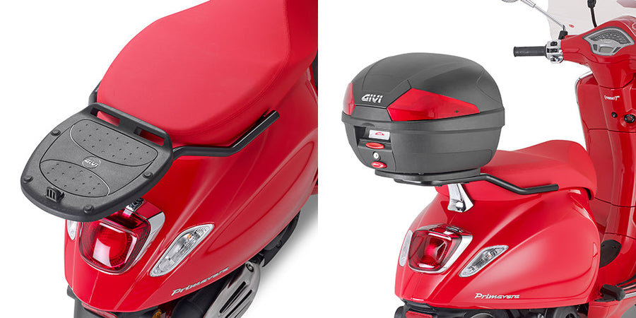 Piaggio Vespa Sprint 150 [2014–2026] – Topcaseträger Monolock, schwarz