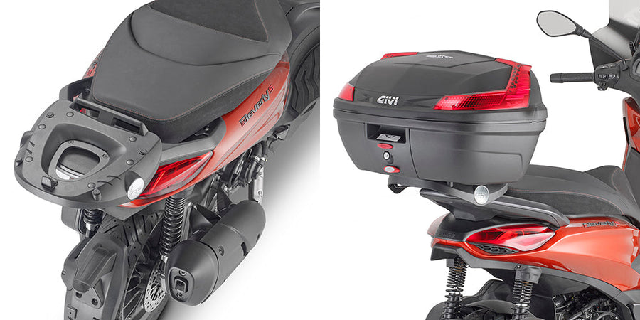 Piaggio Beverly 400 HPE [2021–2026] – Topcaseträger Monolock