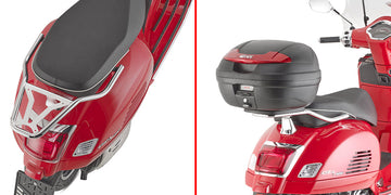 Piaggio Vespa GTS 125 Super [2023–2026] – Topcaseträger Monolock, chrom
