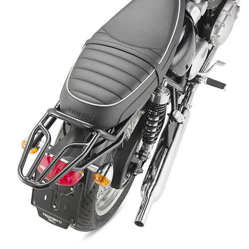 Triumph Bonneville T 100 [GIVI] - Topcase Träger für MONOKEY® oder MONOLOCK® Koffer schwarz für MONOKEY® Koffer benutzen