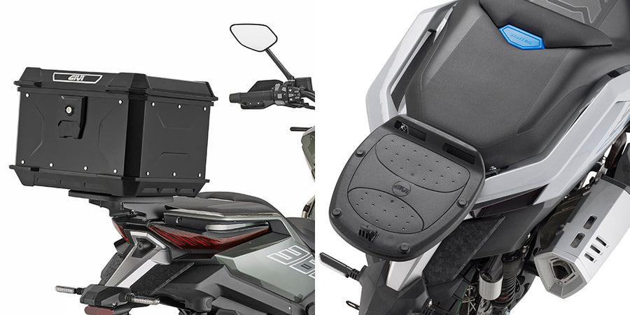 Zontes G 368 [GIVI] - Topcase Träger für MONOKEY® oder MONOLOCK® Koffer für MONOKEY® Koffer benutzen Sie die Platte E251