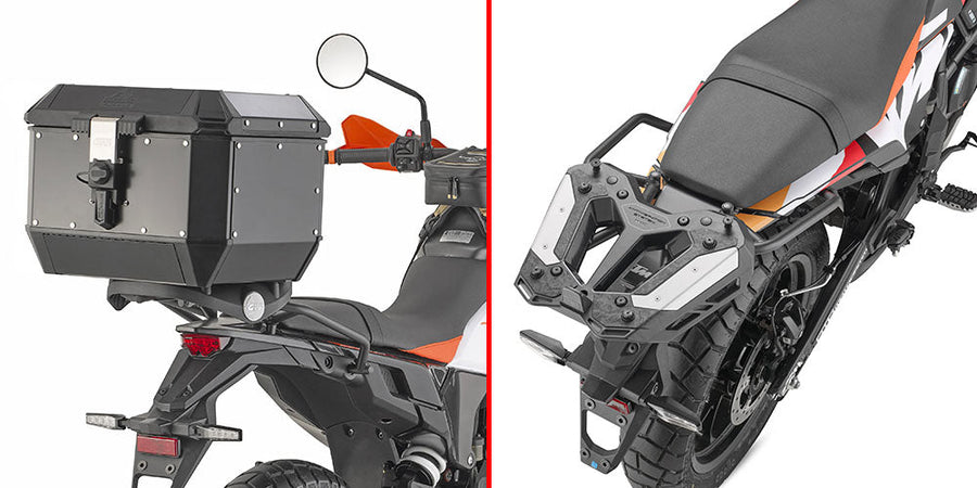 KTM 390 Adventure R [2025–2026] – Topcaseträger Monokey oder Monolock