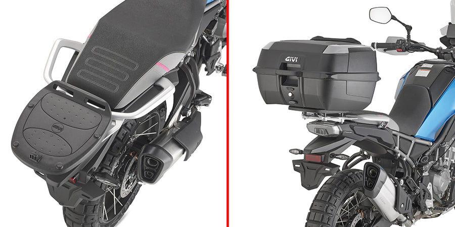 CF Moto MT 450 [GIVI] - Topcase Träger für MONOKEY® oder MONOLOCK® Koffer zu montieren mit der MONOKEY® Platte M5