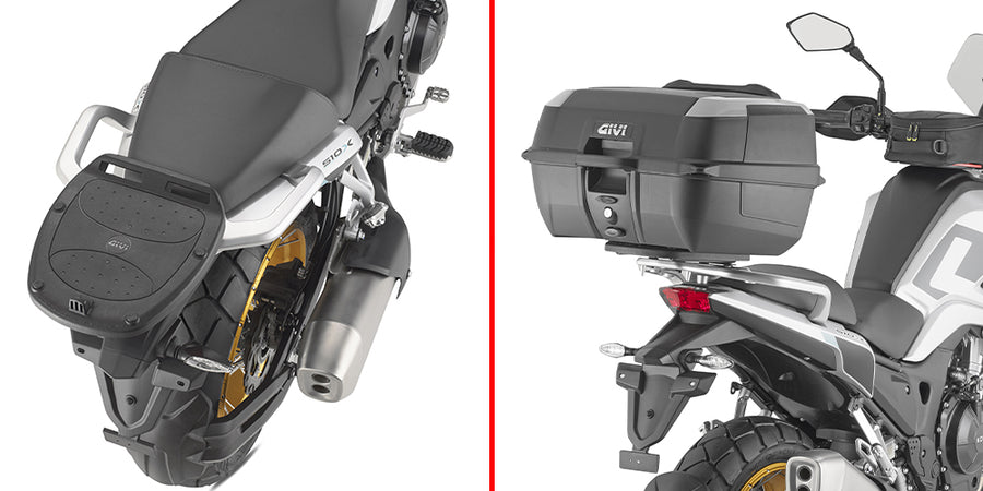 Kove X 510 [GIVI] - Topcase Träger für MONOKEY® oder MONOLOCK® Koffer max