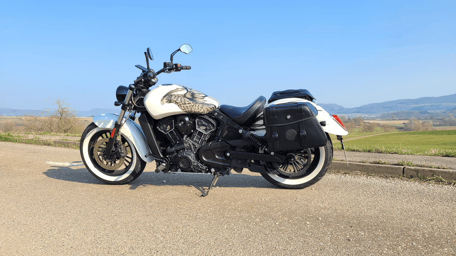 Motorradtasche [Hepco & Becker] - Ledertaschensatz Rugged 21 L- schwarz – C-Bow