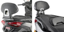 Yamaha X-Max 300 Tech Max [GIVI] - L'ensemble dossier passager ne permet pas de fixer le support et la valise