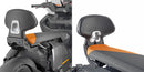 BMW CE 04 [GIVI] - Passenger backrest assembly does not allow attachment of carrier and case