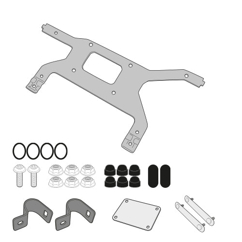 Honda CRF 1100 L Africa Twin Adventure Sports [GIVI] - Kit für die Montage der S250 Tool Box an PLO1178MK