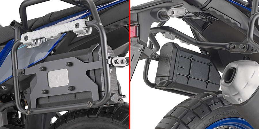 Yamaha Ténéré 700 [GIVI] - Kit für die Montage der S250 Tool Box an Original Seitenkoffer-Träger (optional) zu montieren