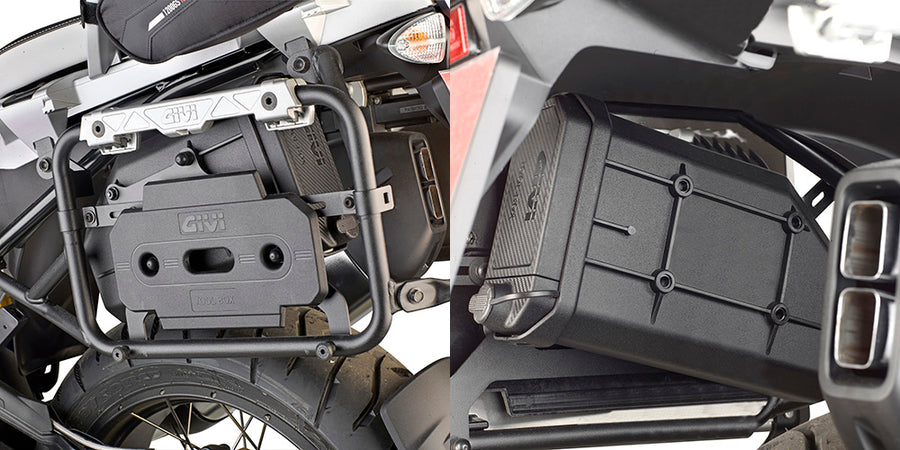 BMW R 1200 GS [GIVI] - Kit für die Montage der S250 Tool Box an PL5108CAM Träger zu montieren mit der S250 und dem