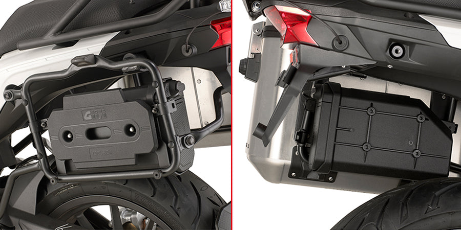 Kawasaki Versys 1100 [GIVI] - Kit für die Montage der S250 Tool Box an PLR4126 Träger zu montieren mit der S250 und dem