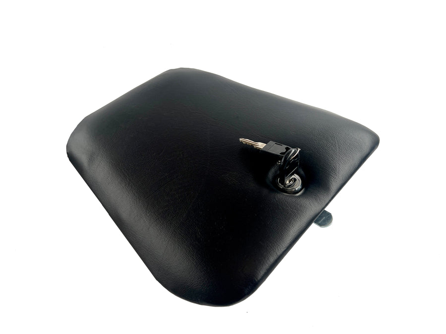 Cagiva Mito 125 EVO pillion seat cover with lock [black]