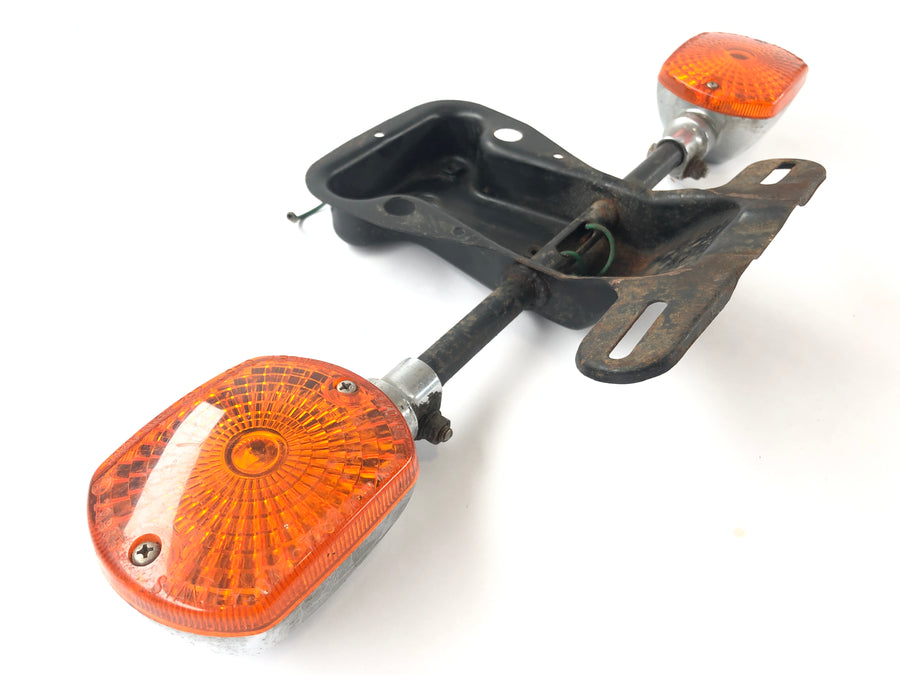 Kawasaki Z 750 E KZ750E [1981] - License plate holder tail light holder with indicator